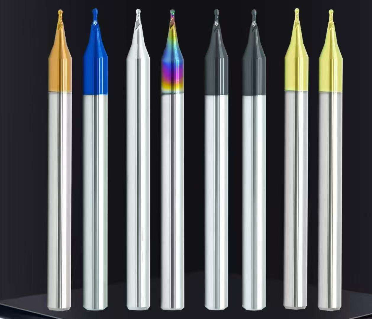 6mm Square End Milling Cutter for CNC Machine 45HRC Coated with 3-4 Flutes Overall Length 50MM Conventional Milling Cutting Tool