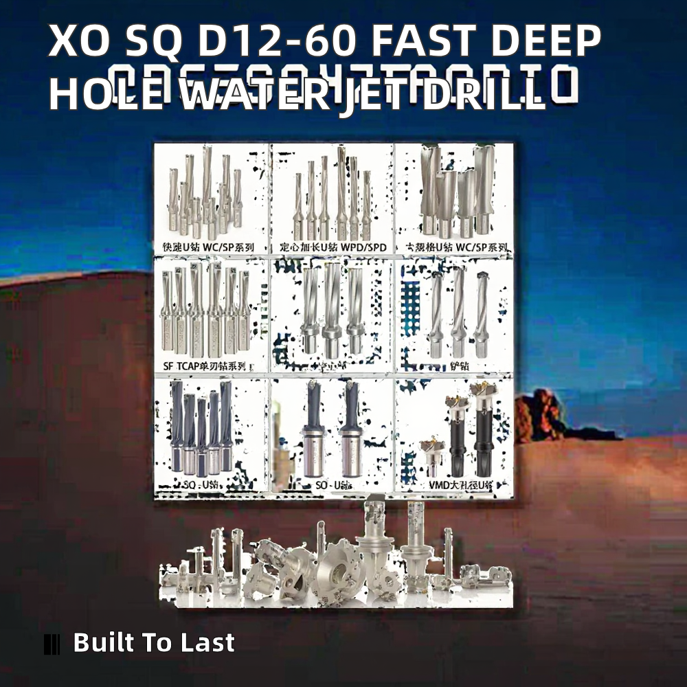 Tungsten Steel Center Drill Bit for Water Jet 2D/3D/4D/5D Deep Hole Drilling