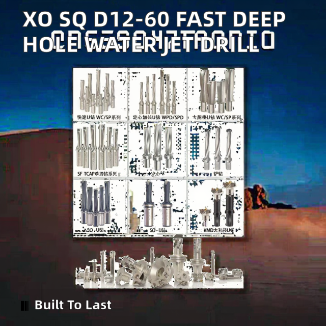 Tungsten Steel Center Drill Bit for Water Jet 2D/3D/4D/5D Deep Hole Drilling