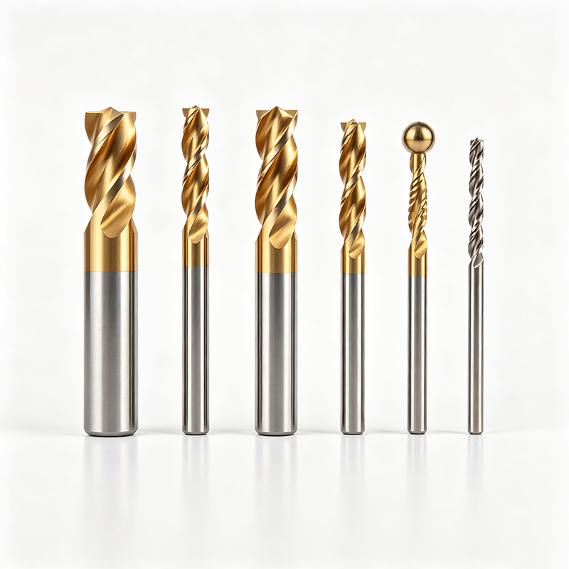 Tungsten Carbide Etching/Chemical Machining Cutter Coated End Mill 5 Axis Precision Grinding Custom Non Standard Stainless Steel