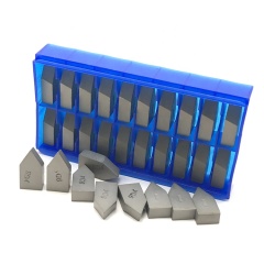 YG6 Cemented Tungsten Carbide Brazed Turning Insert Lathe Tool Tip Cast Iron Machining High Wear Resistance HRA89-91 Hardness