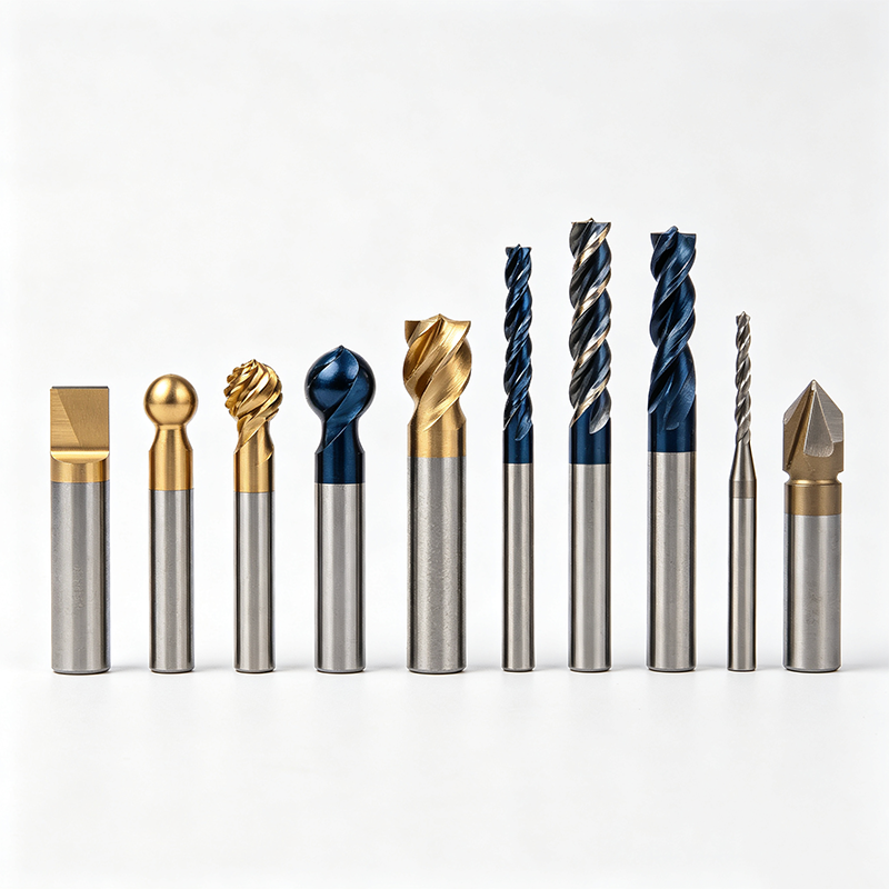Tungsten Carbide Etching/Chemical Machining Cutter Coated End Mill 5 Axis Precision Grinding Custom Non Standard Stainless Steel