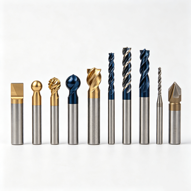 Tungsten Carbide Etching/Chemical Machining Cutter Coated End Mill 5 Axis Precision Grinding Custom Non Standard Stainless Steel
