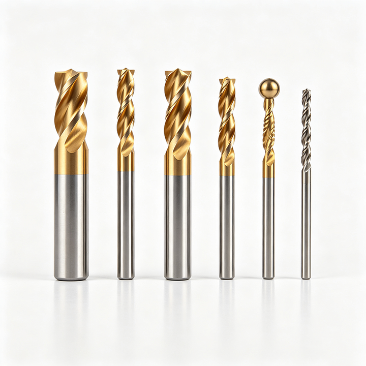 Tungsten Carbide Etching/Chemical Machining Cutter Coated End Mill 5 Axis Precision Grinding Custom Non Standard Stainless Steel