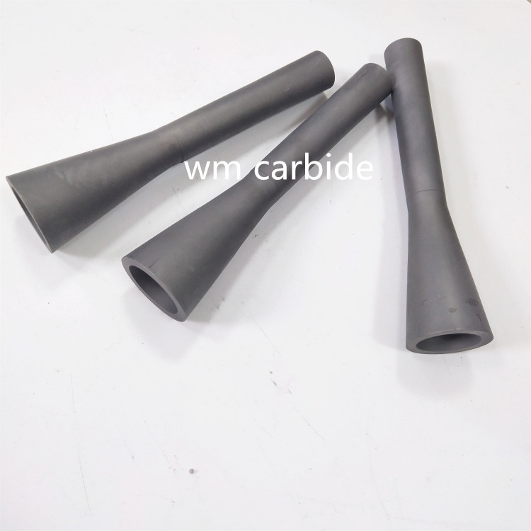 Durable Tungsten Carbide YG6 Alloy High Wear Resistance Customizable Size Particle 100-200 Sand Blasting and Water Jet Nozzle