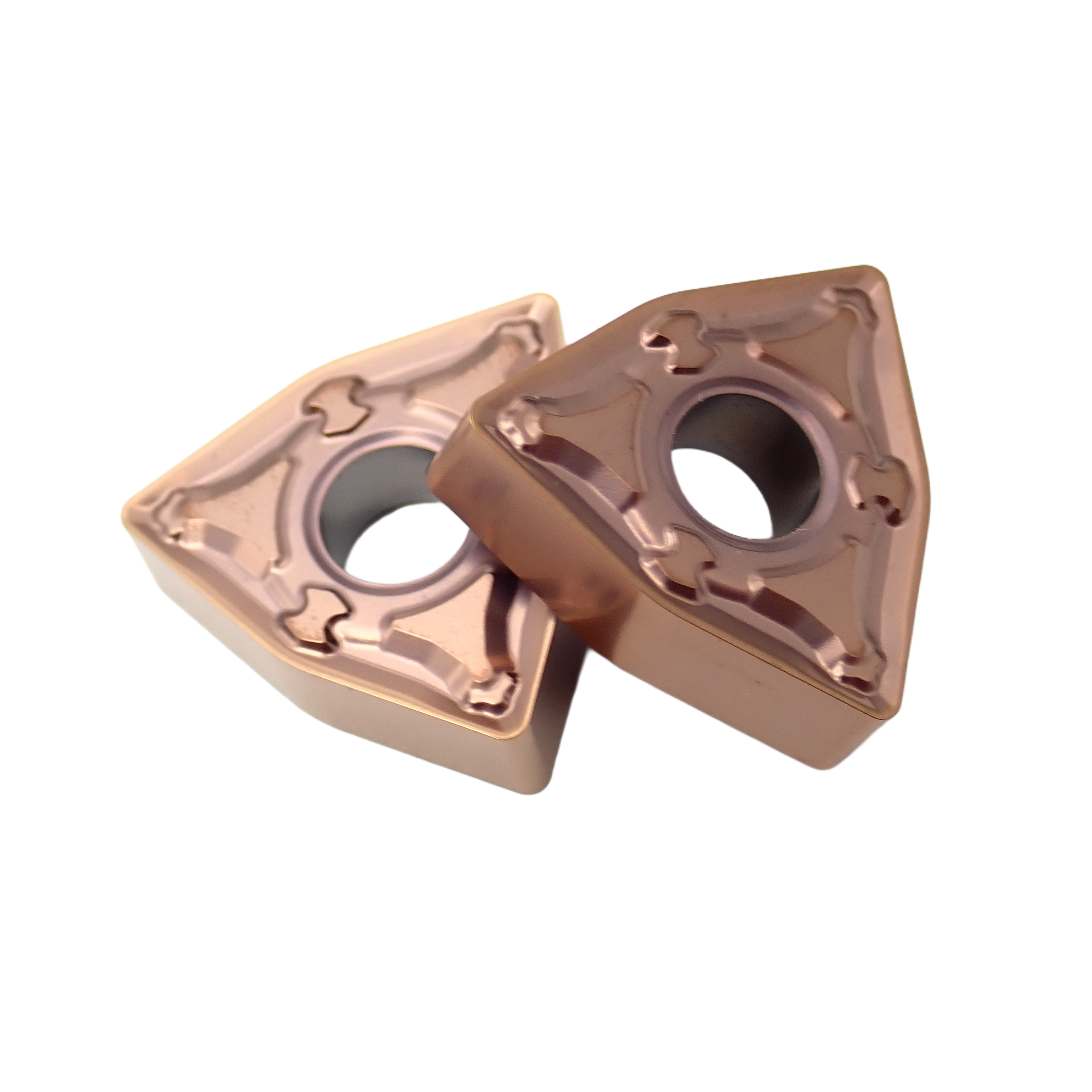 80° PVD Coated Sintered CNC Cemented Tungsten Carbide Turning Inserts WNMG080412 for Stainless Steel Machining