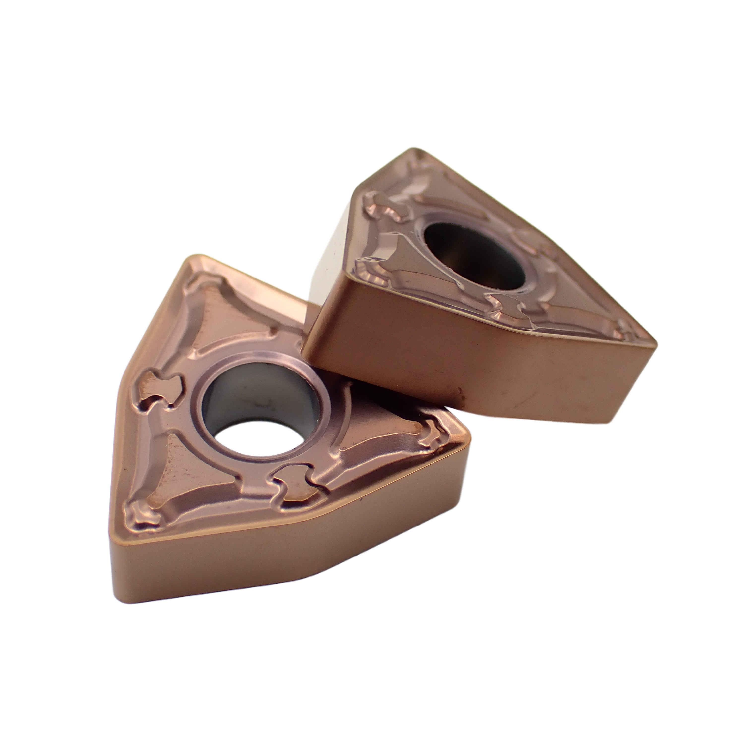 80° PVD Coated Sintered CNC Cemented Tungsten Carbide Turning Inserts WNMG080412 for Stainless Steel Machining