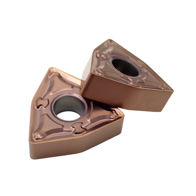 80° PVD Coated Sintered CNC Cemented Tungsten Carbide Turning Inserts WNMG080412 for Stainless Steel Machining