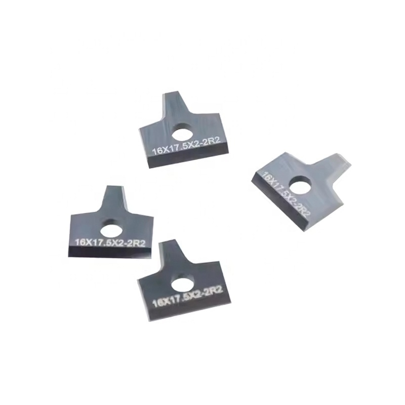 High Quality 91 HRA Trimming Cutter Knives Sintered Solid Carbide Edge Banding Scraper Radius Profile Knives for Breaking Edges