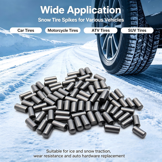 Tungsten Carbide Studs Wear Resistant Snow Tire Spikes Auto Hardware Replacement Parts for Car Motorcycle/Horseshoe