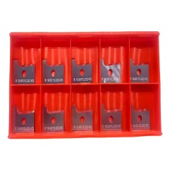 High Quality 91 HRA Trimming Cutter Knives Sintered Solid Carbide Edge Banding Scraper Radius Profile Knives for Breaking Edges