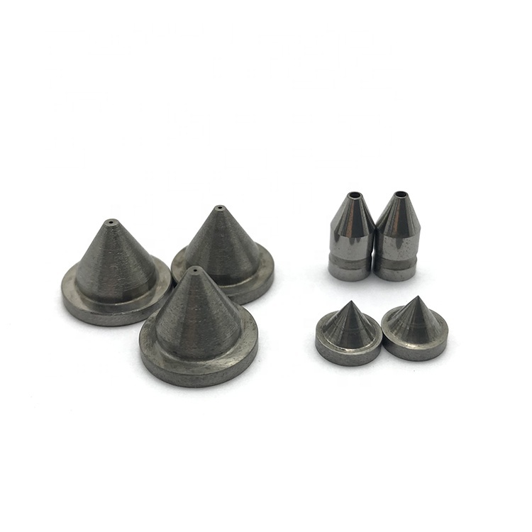 Long Life 100% Virgin Sintered Tungsten Carbide 3D Printer Nozzle 0.2 0.4mm Alloy 90.5hra Jet Filament Carbide Extruder Nozzles