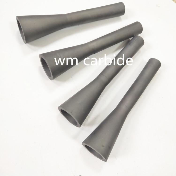 Durable Tungsten Carbide YG6 Alloy High Wear Resistance Customizable Size Particle 100-200 Sand Blasting and Water Jet Nozzle
