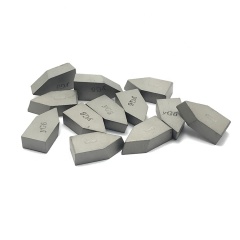 YG6 Cemented Tungsten Carbide Brazed Turning Insert Lathe Tool Tip Cast Iron Machining High Wear Resistance HRA89-91 Hardness
