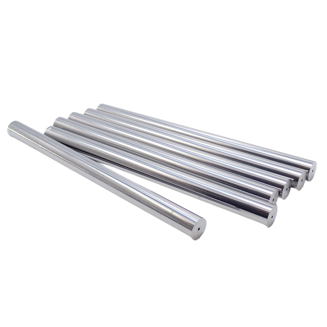 High Quality Polished Tungsten Carbide Rods with Single Straight Hole 0.8-2.5mm Inner Dia in Endmills/Drills