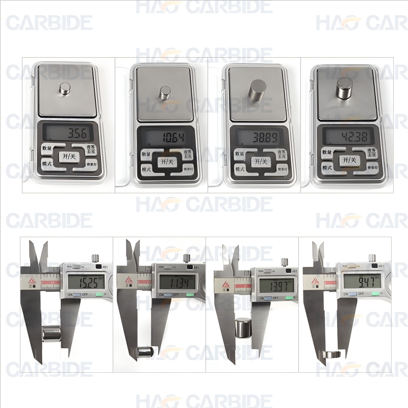 Durable Sintered Tungsten Cylindrical Weights 4oz Organized Storage for Precision Balancing Counterweight