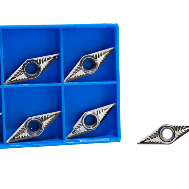 ZZST VCGT160402-AK Carbide Turning Inserts for Aluminum CNC Lathe Machining