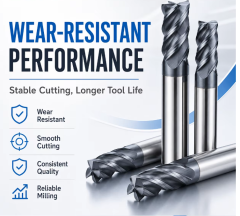 DOHRE HRC55 Solid Carbide 4 Flutes End Mill Carbide CNC Square End Mills for Mold and Stainless Steel,ZHUZHOU SITE CEMENTED CARBIDE CO.,LTD,DOHRE HRC55 Solid Carbide 4 Flutes End Mill Carbide CNC Square End Mills for Mold and Stainless Steel