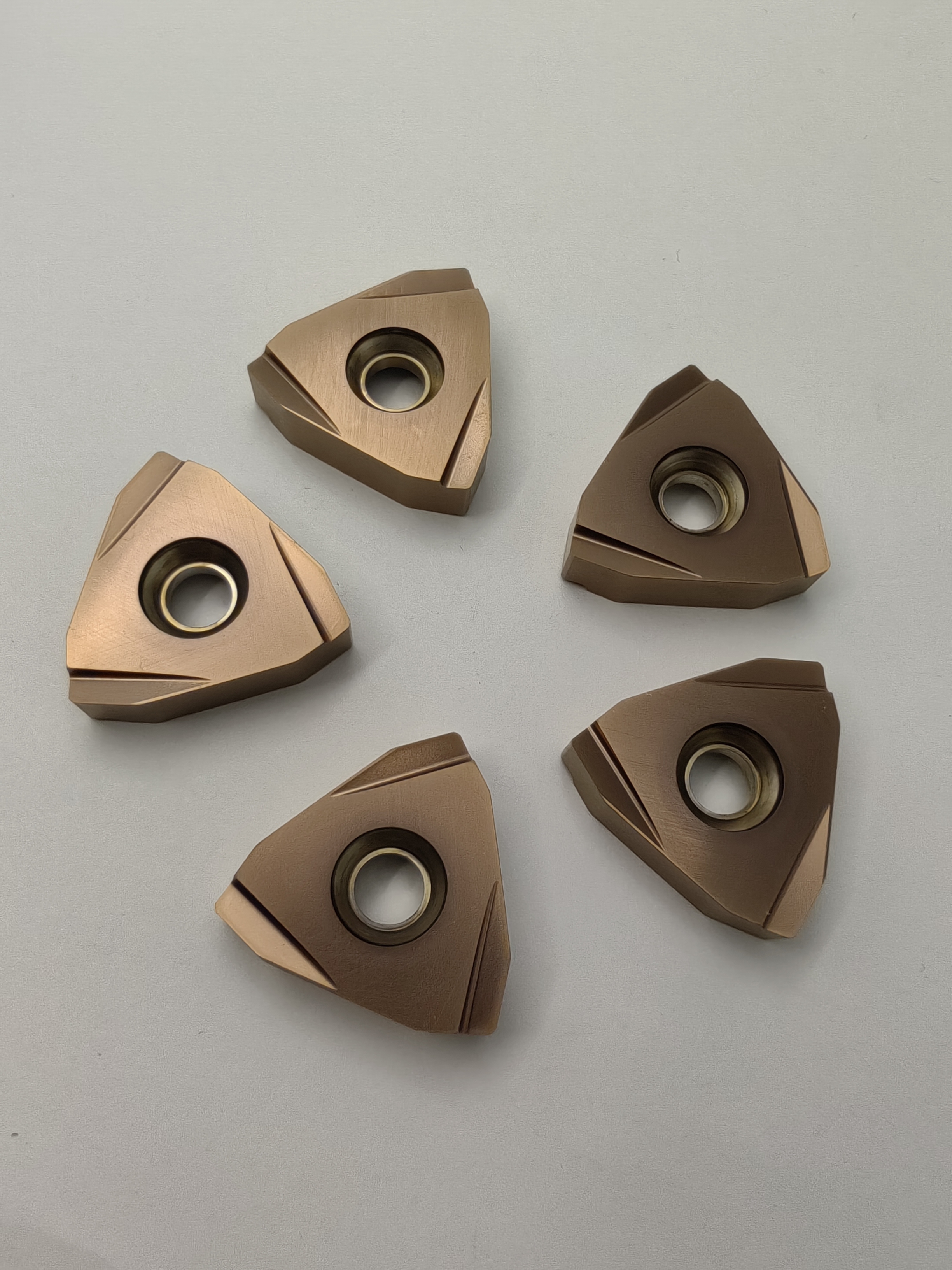 PVD Coated Sintered Cemented Tungsten Carbide Bar Peeling Inserts TNMX1508 for Centerless Lathe Processing