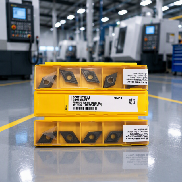 DCMT11T302LF KC5010 Carbide Turning Inserts for CNC Precision Finishing