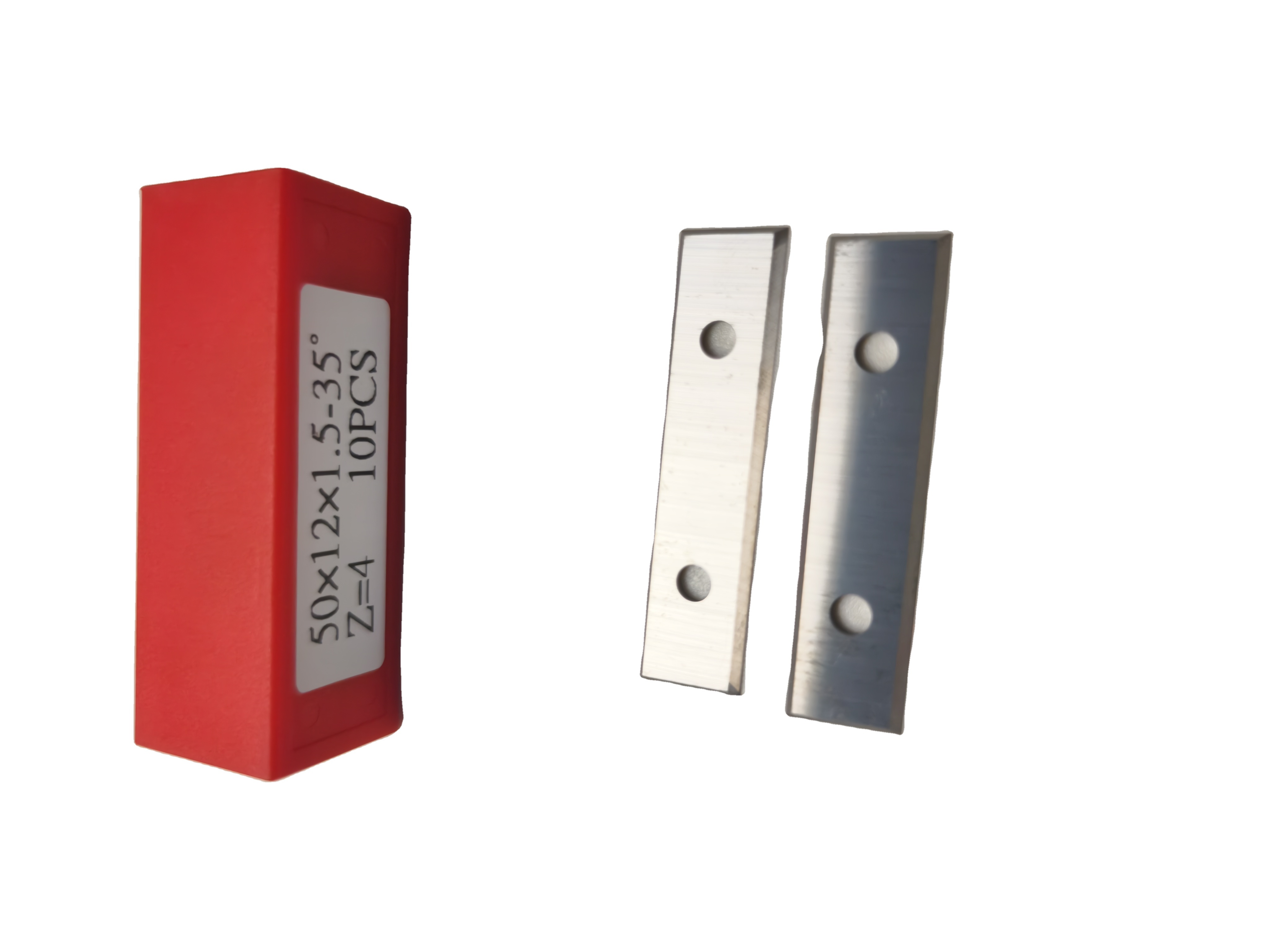 Cemented Carbide Woodworking Insert 15*15*2.5, 4 Edges Reversible Indexable Knife for Spiral Cutter Head