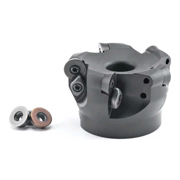 TRS Corner Radius Face Milling Cutter Indexable Mill Tool for RDMT10T3 RDMW1204 Inserts CNC Machining