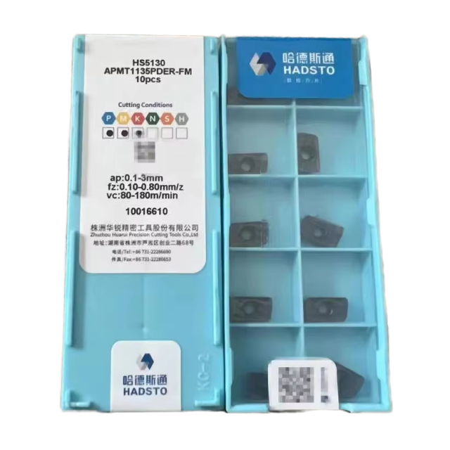 HADSTO APMT1135PDER-FM HS5130 Carbide Milling Inserts for CNC Face Milling and Shoulder Milling