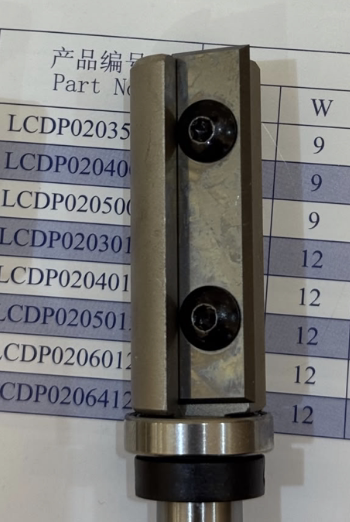 Cemented Carbide Woodworking Insert 15*15*2.5, 4 Edges Reversible Indexable Knife for Spiral Cutter Head