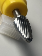 10pcs 3.0*6mm Tungsten Carbide Burr Set 1/8inch Polished Rotary Burr Files Electric Power Source OEM Customizable