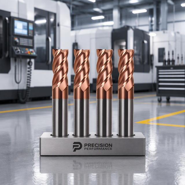 HRC55 Solid Carbide 4 Flute Square End Mill AlTiN Coated CNC Flat Milling Cutter for Steel Stainless Steel