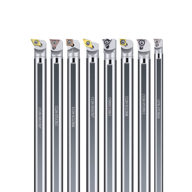 Solid Carbide Boring Bar Anti Vibration SCLCR Internal Turning Tool C08K C10K C12M for CCMT04 06 09 Inserts