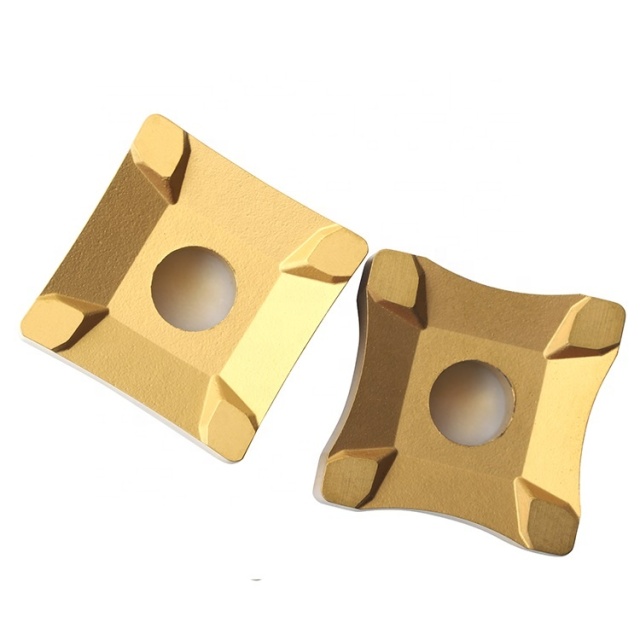 Carbide Scarfing Inserts SNG15S8 8-Side OD Scarfing Inserts High Wear Resistant  Pipe and Tube Machining Foundry Scarfing Tool