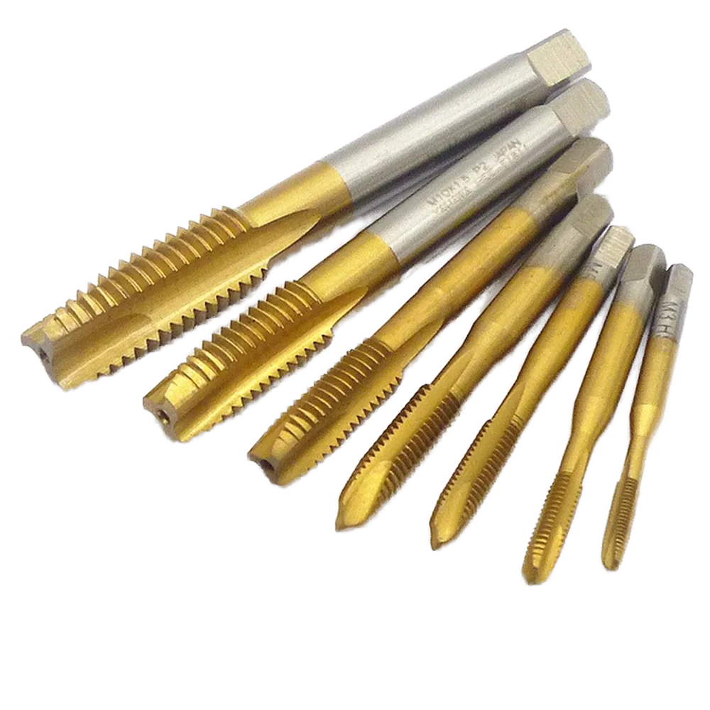 Wholesale Price RST Brand HSS Spiral Flute Male 5% Cobalt Thread Tap Model R-0 with Yellow Titanium Coating 3 in Diameter