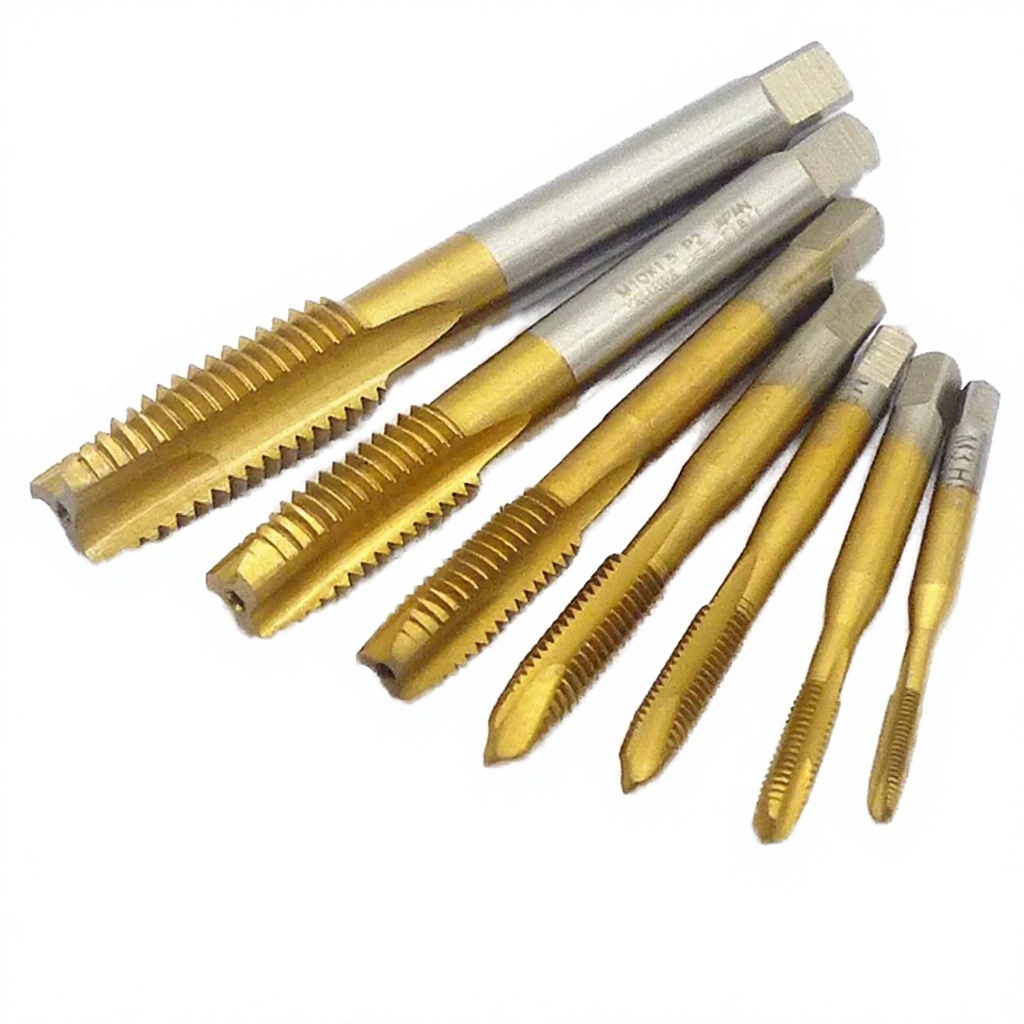 Wholesale Price RST Brand HSS Spiral Flute Male 5% Cobalt Thread Tap Model R-0 with Yellow Titanium Coating 3 in Diameter