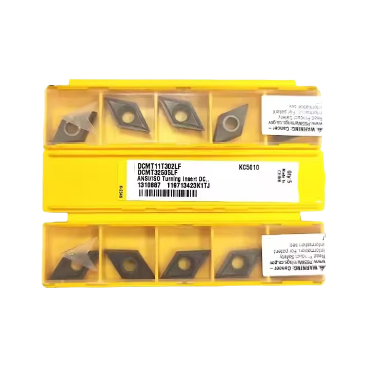 DCMT11T302LF KC5010 Carbide Turning Inserts for CNC Precision Finishing