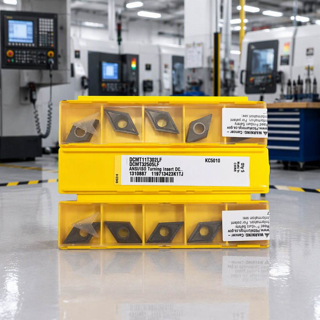 DCMT11T302LF KC5010 Carbide Turning Inserts for CNC Precision Finishing