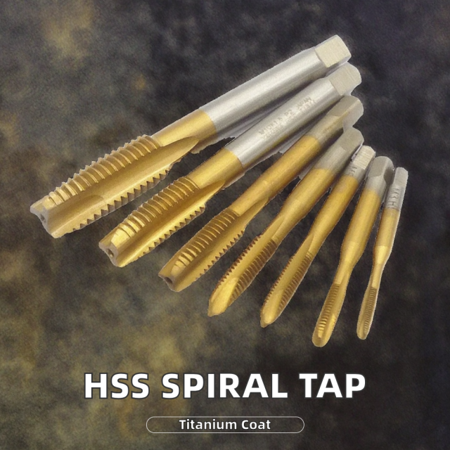 Wholesale Price RST Brand HSS Spiral Flute Male 5% Cobalt Thread Tap Model R-0 with Yellow Titanium Coating 3 in Diameter
