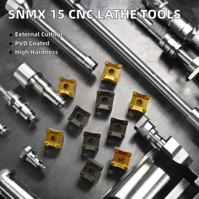 SNMX 15 Custom Model Hard Alloy CNC Cutting Tools High Quality Tungsten Steel Inserts External Turning Lathe PVD Coating 15mm