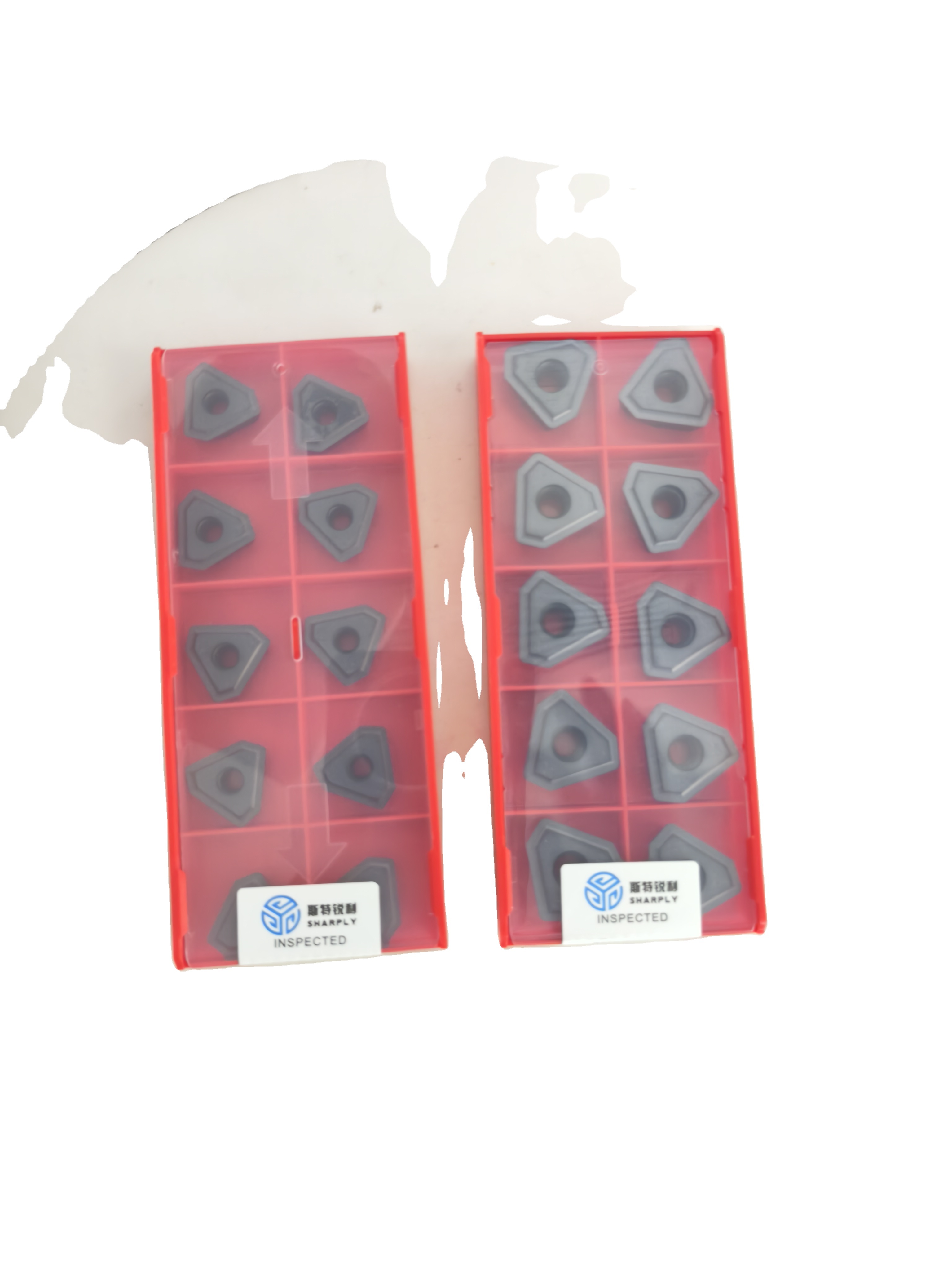CNC Tools Deep Hole Drilling Inserts TPMX OEM ODM for Stainless Steel / Steel / Cast Iron