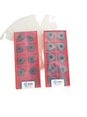CNC Tools Deep Hole Drilling Inserts TPMX OEM ODM for Stainless Steel / Steel / Cast Iron