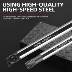 Anti-Vibration High Speed Steel Boring Bar SVJCR SCLCR STUCR  Internal Lathe Tool Holder for Deep Hole CNC Turning