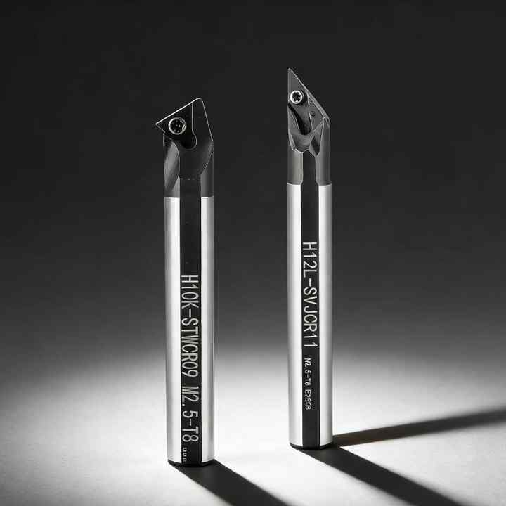 Anti-Vibration High Speed Steel Boring Bar SVJCR SCLCR STUCR  Internal Lathe Tool Holder for Deep Hole CNC Turning
