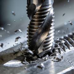 HSS Cobalt TiN Coated Spiral Flute Machine Tap | Metric Fine Thread M3-M8 | Screw Tap for Stainless Steel