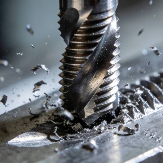 HSS Cobalt TiN Coated Spiral Flute Machine Tap | Metric Fine Thread M3-M8 | Screw Tap for Stainless Steel