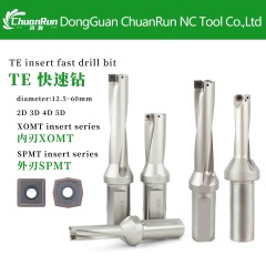 Adjustable Boring U-Drill for Deep Hole Machining | VMCWC Insert Compatible | Self-Centering Design with Coolant Through