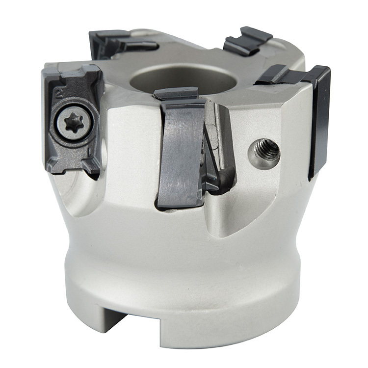 Heavy Duty 90° Right Angle Face Mill | Indexable Carbide Inserts | for Steel & Cast Iron Milling