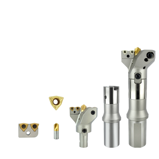 Adjustable Boring U-Drill for Deep Hole Machining | VMCWC Insert Compatible | Self-Centering Design with Coolant Through