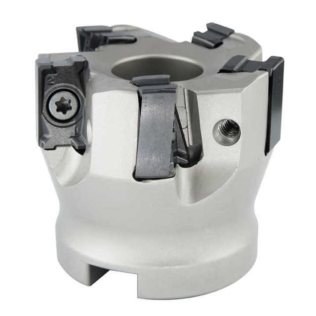 Heavy Duty 90° Right Angle Face Mill | Indexable Carbide Inserts | for Steel & Cast Iron Milling