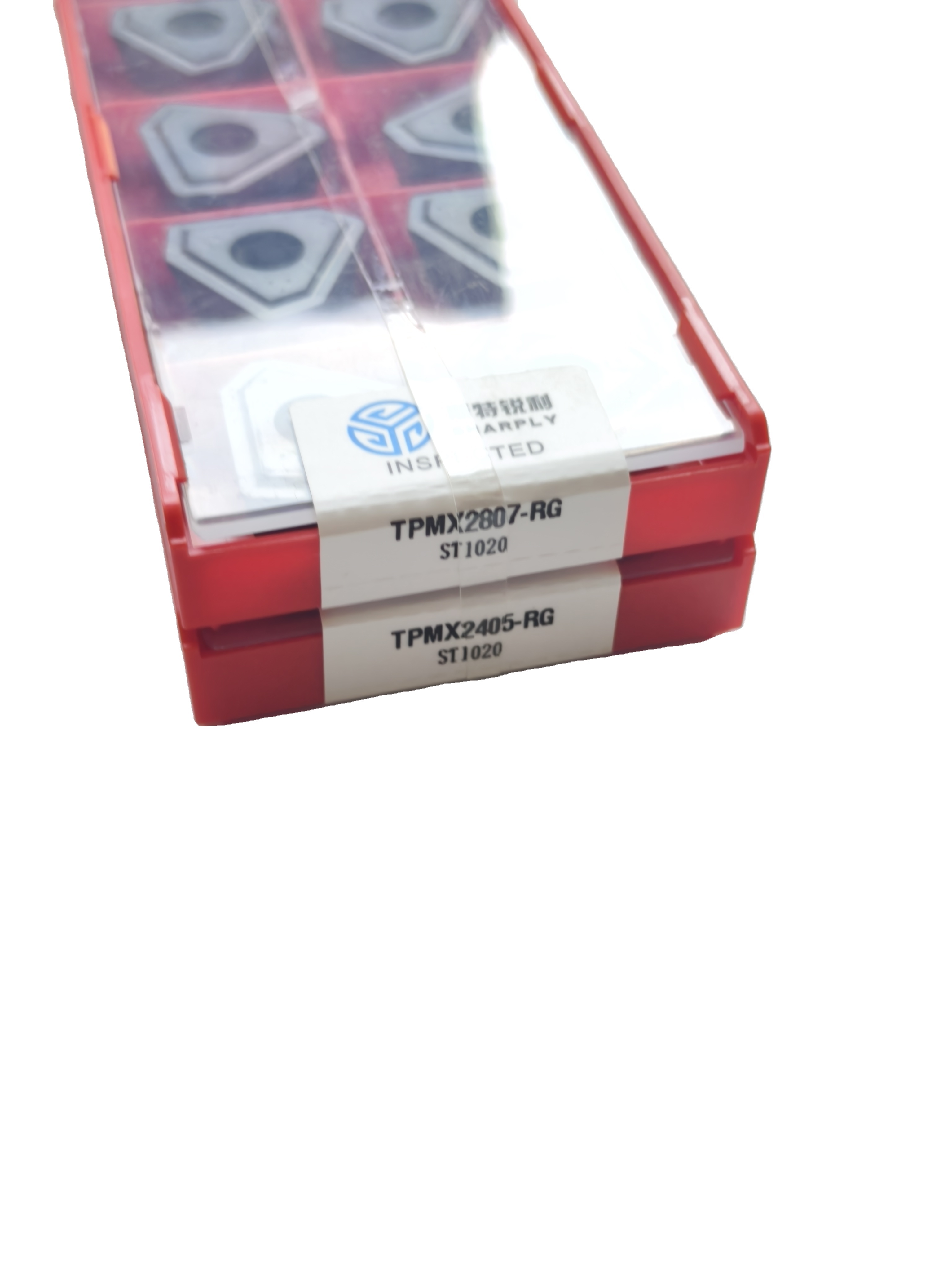 CNC Tools Deep Hole Drilling Inserts TPMX OEM ODM for Stainless Steel / Steel / Cast Iron