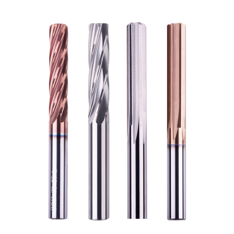 Tools Straight Groove Reamer H7 Tungsten Steel Carbide End Mill with AlTin Coating for CNC Machine Tools ODM OEM